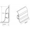 Soklová lišta Arbiton LM 55